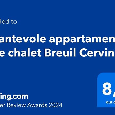 Incantevole Appartamento Stile Chalet Breuil Cervinia Zewnętrze zdjęcie